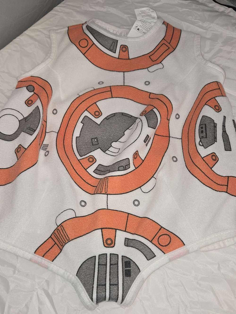 Toddler 2T-3T BB-8 Disney Star Wars The Force Awakens Toddler Costume/No Hat